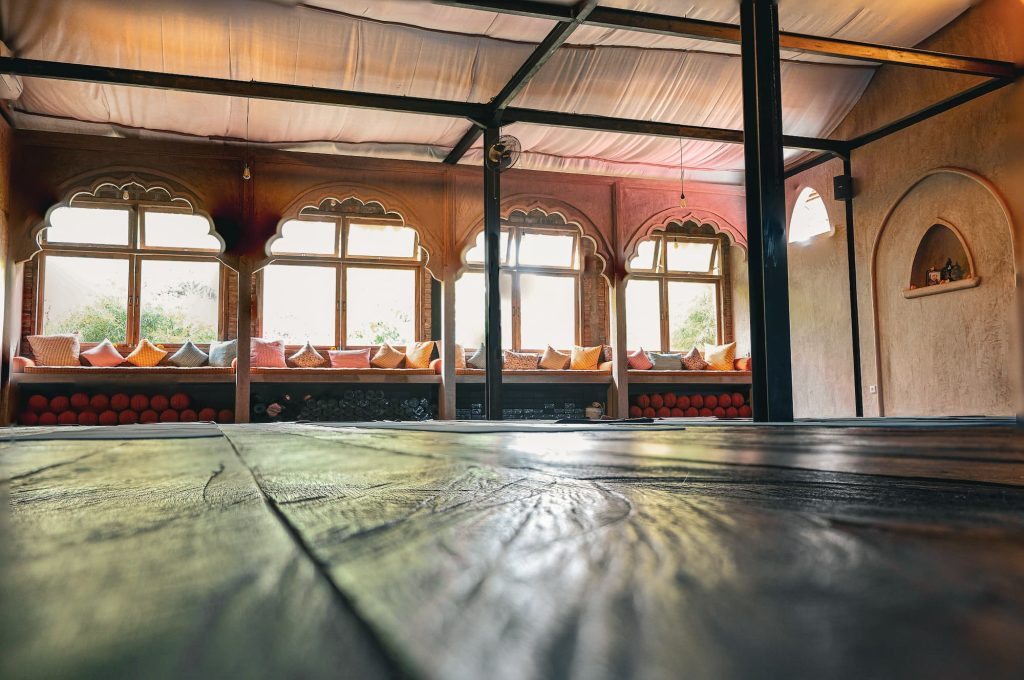 Yoga Studio Interior Indian Style in Bali 108
