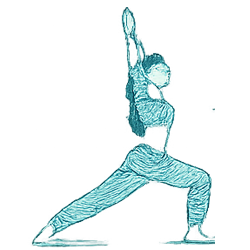 High Crescent Yoga Pose for Vinyasa Level 2 Class